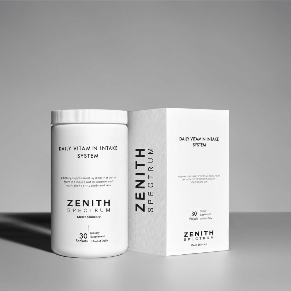 DAILY VITAMIN SYSTEM by Zenith Spectrum | Container and box in display