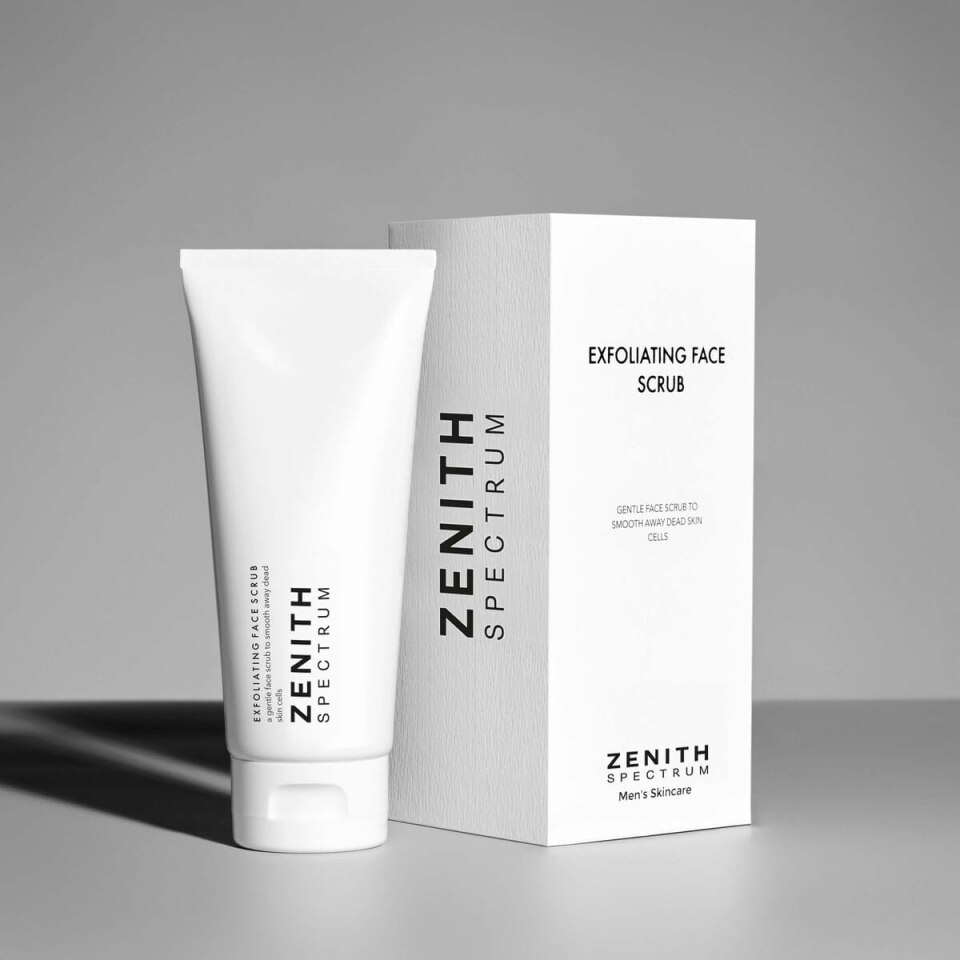 EXFOLIATING FACE SCRUB by Zenith Spectrum Men´s skin care.