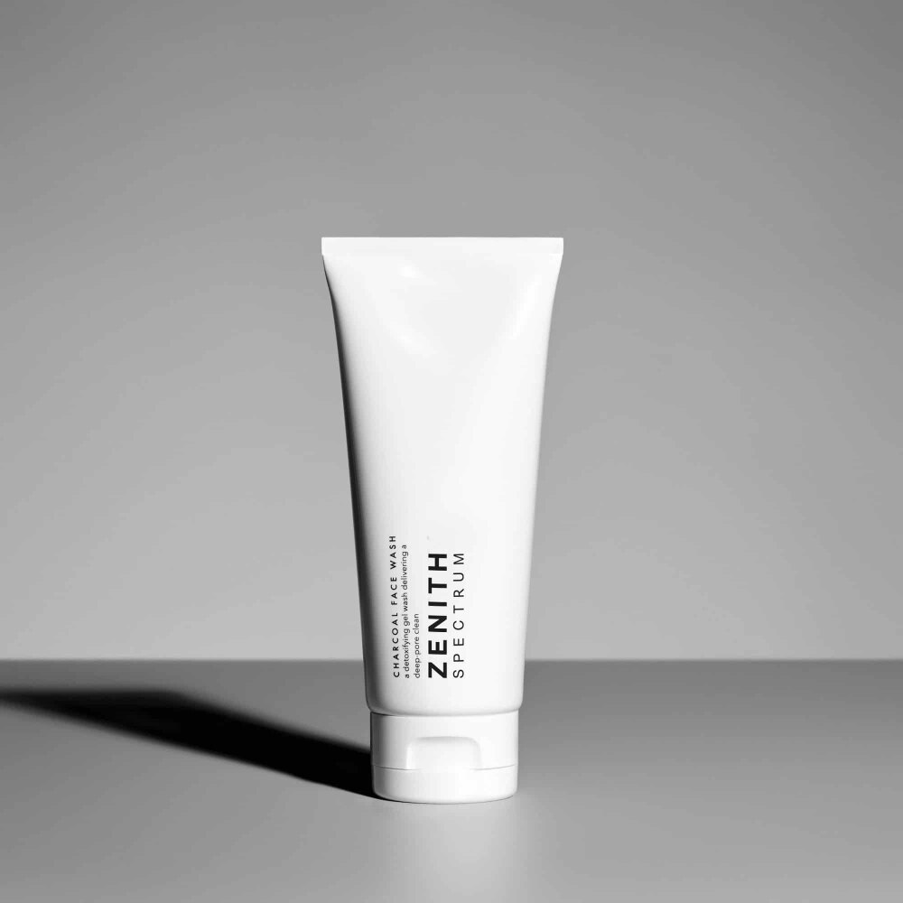 Charcoal Face Wash Bottle | Zenith Spectrum Skincare
