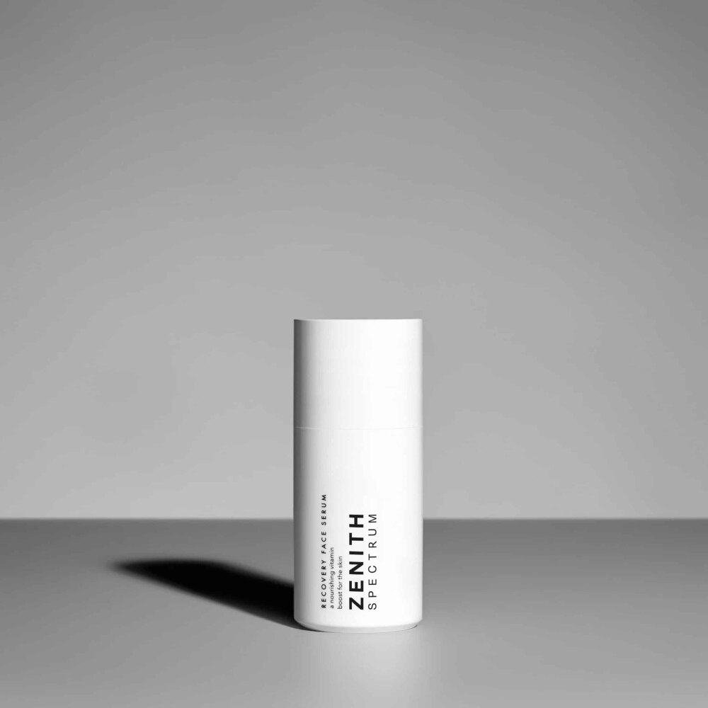 Recovery Face Serum bottle | Zenith Spectrum Skincare For Men